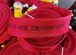 Red Fire Hose Canvas