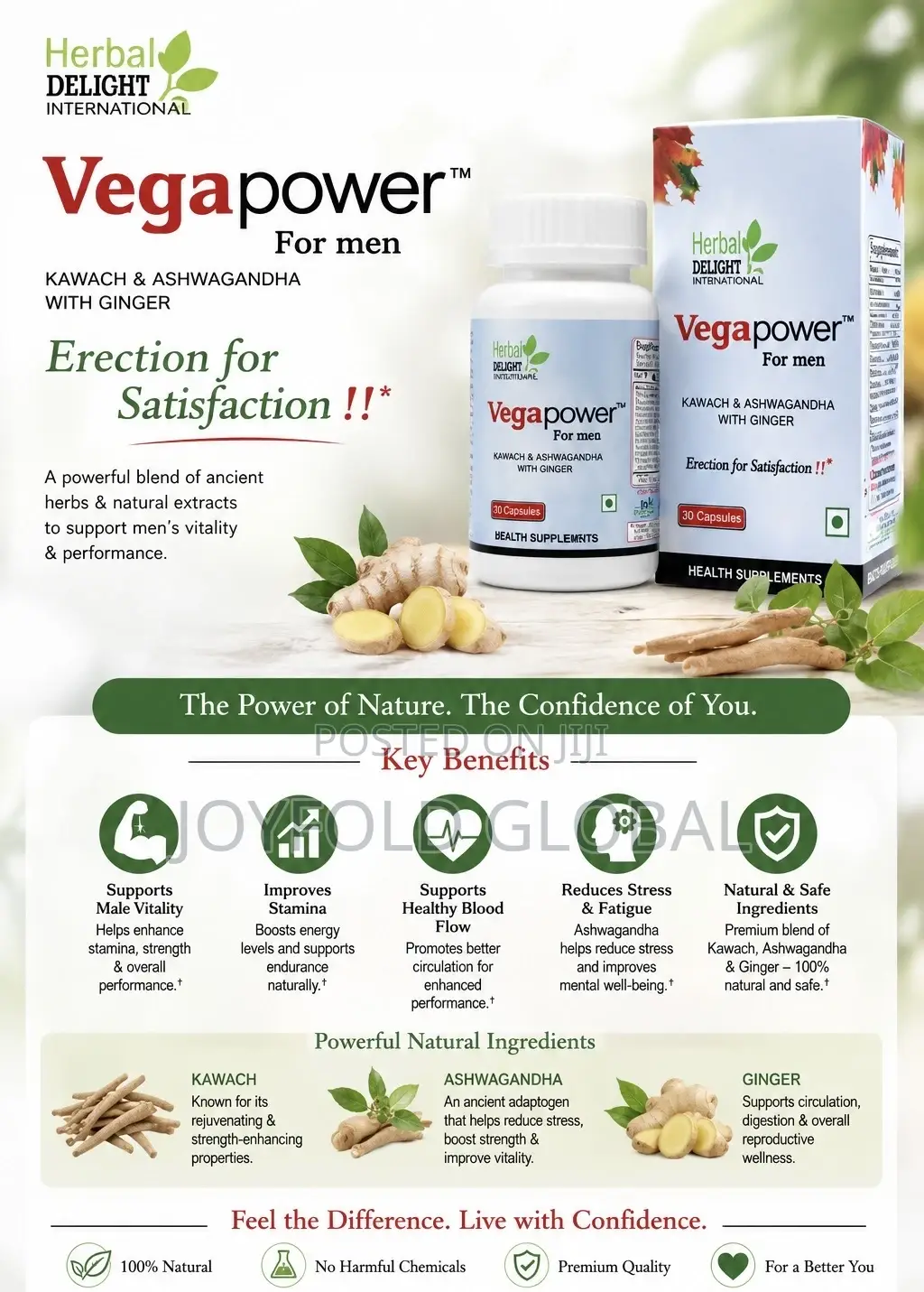 Vega Power- Erectile Dysfunction, Male Libido, Stamina , Strength