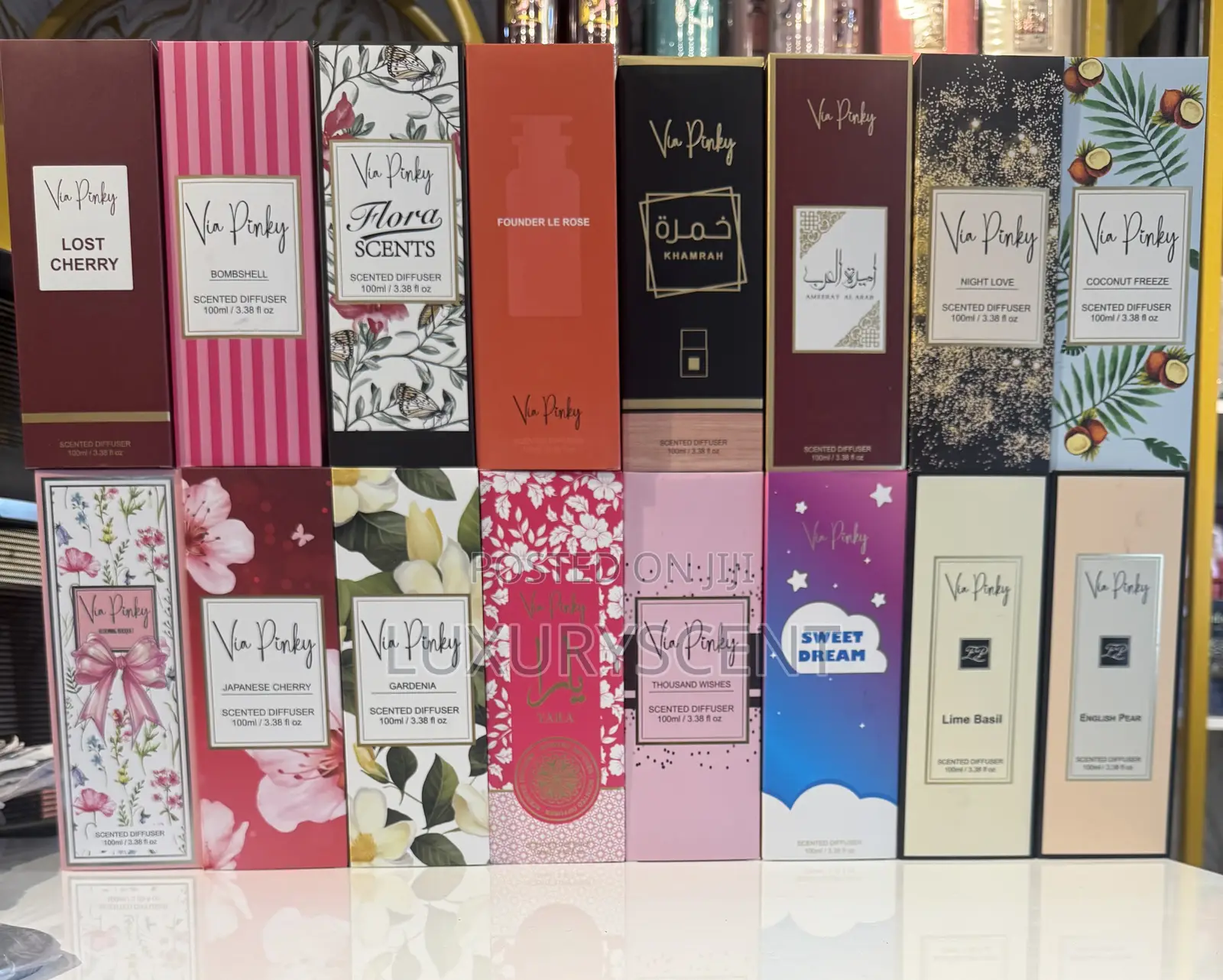 Via Pinky Diffuser 100ml