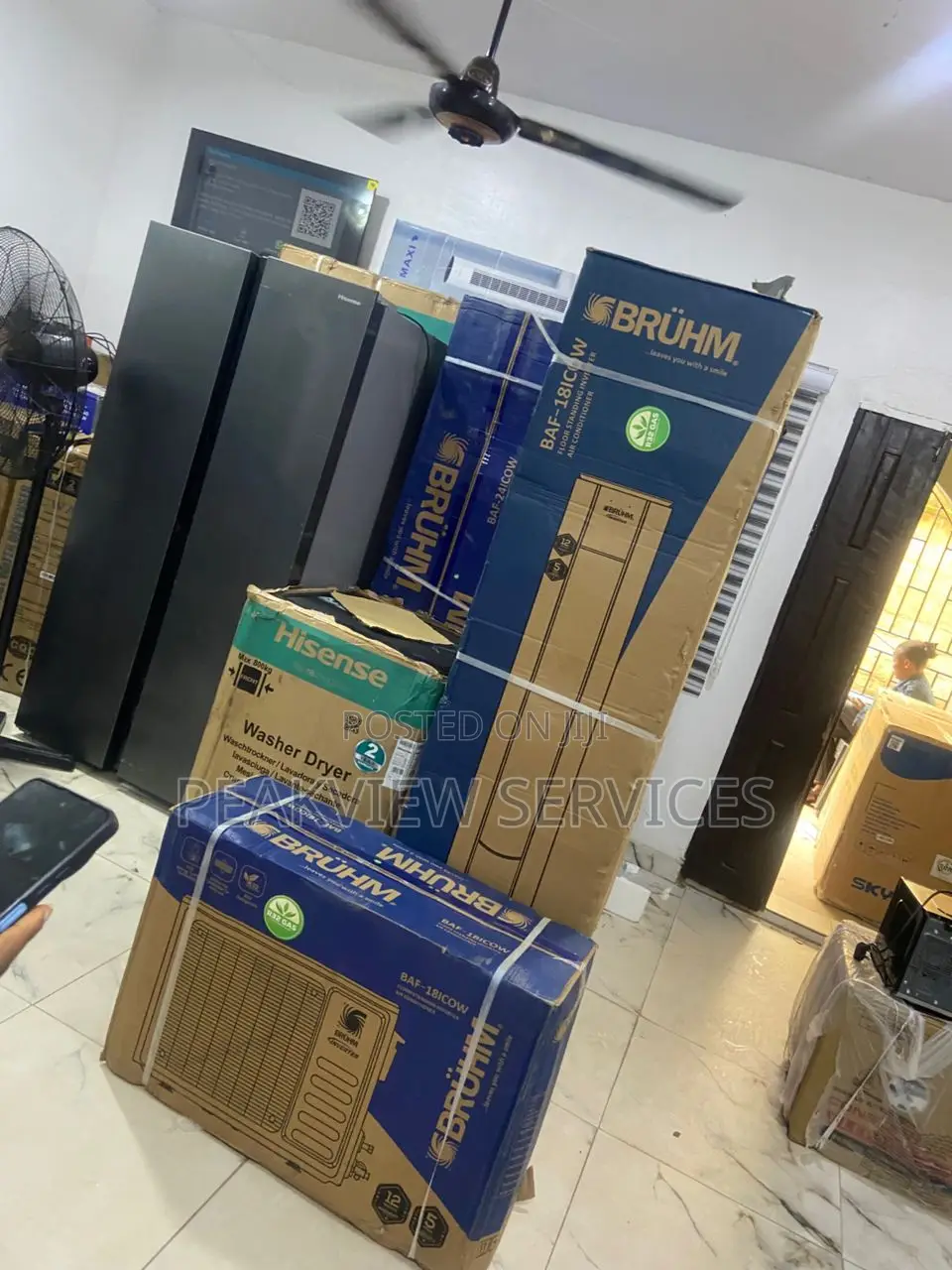 Bruhm 2 Tons Standing Inverter Ac Model Baf-18icow