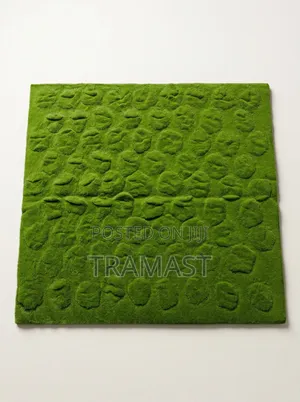 Moss Wallmat 100cm X 100cm - Light Dark Green, Particl Design