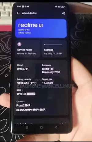 Realme 11 Pro+ 1 TB Black