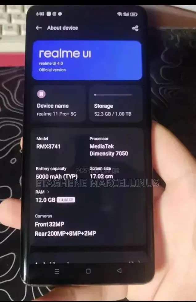 Realme 11 Pro+ 1 TB Black