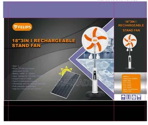 Luxury 18 Inches Solar Fan