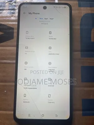 Tecno Pop 8 64 GB Gray