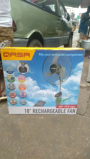 Qasa 18inches Rechargeable Fan