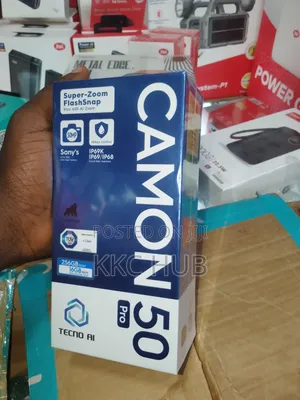 New Tecno Camon 50 Pro 256 GB Blue