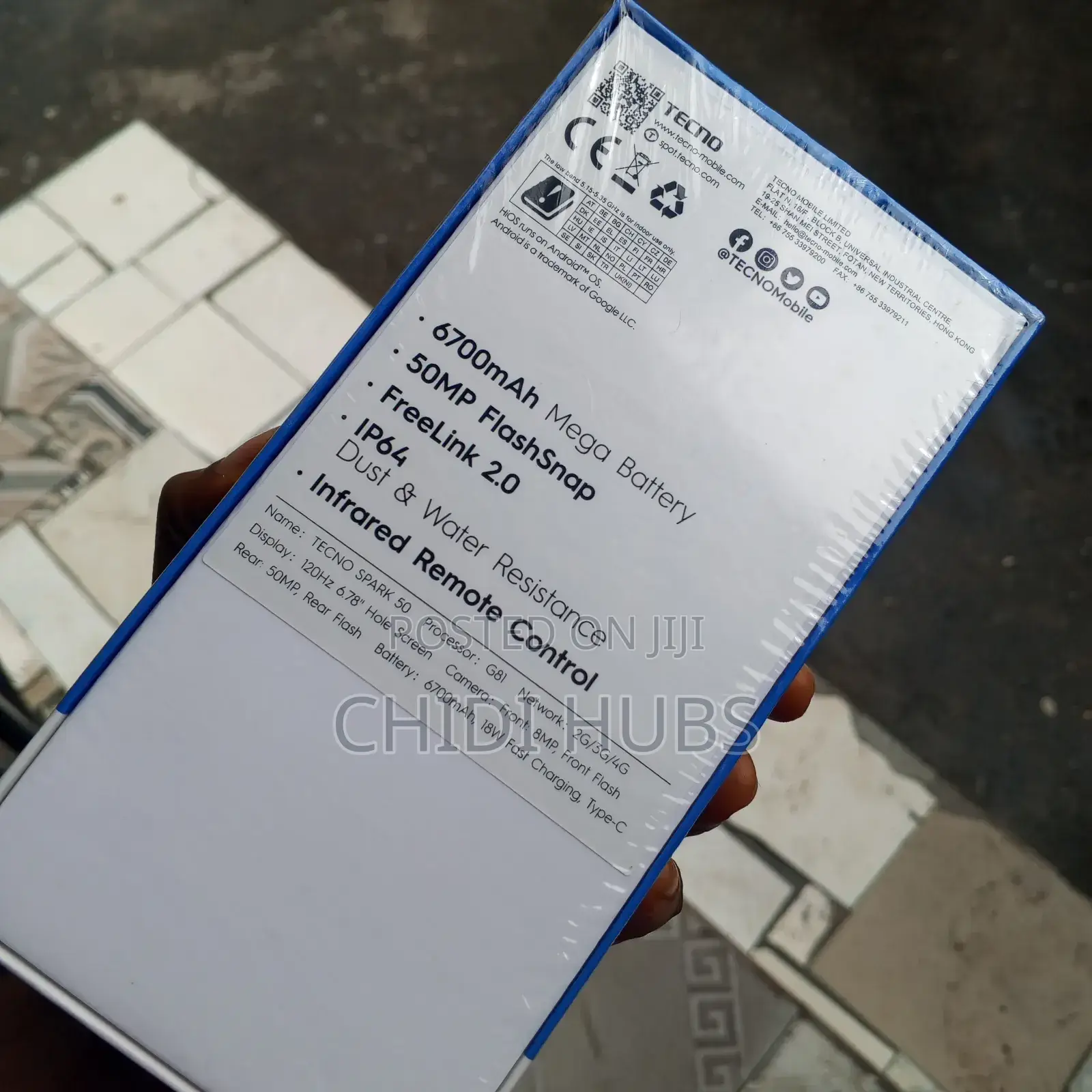 Tecno Spark 50 128 GB Black