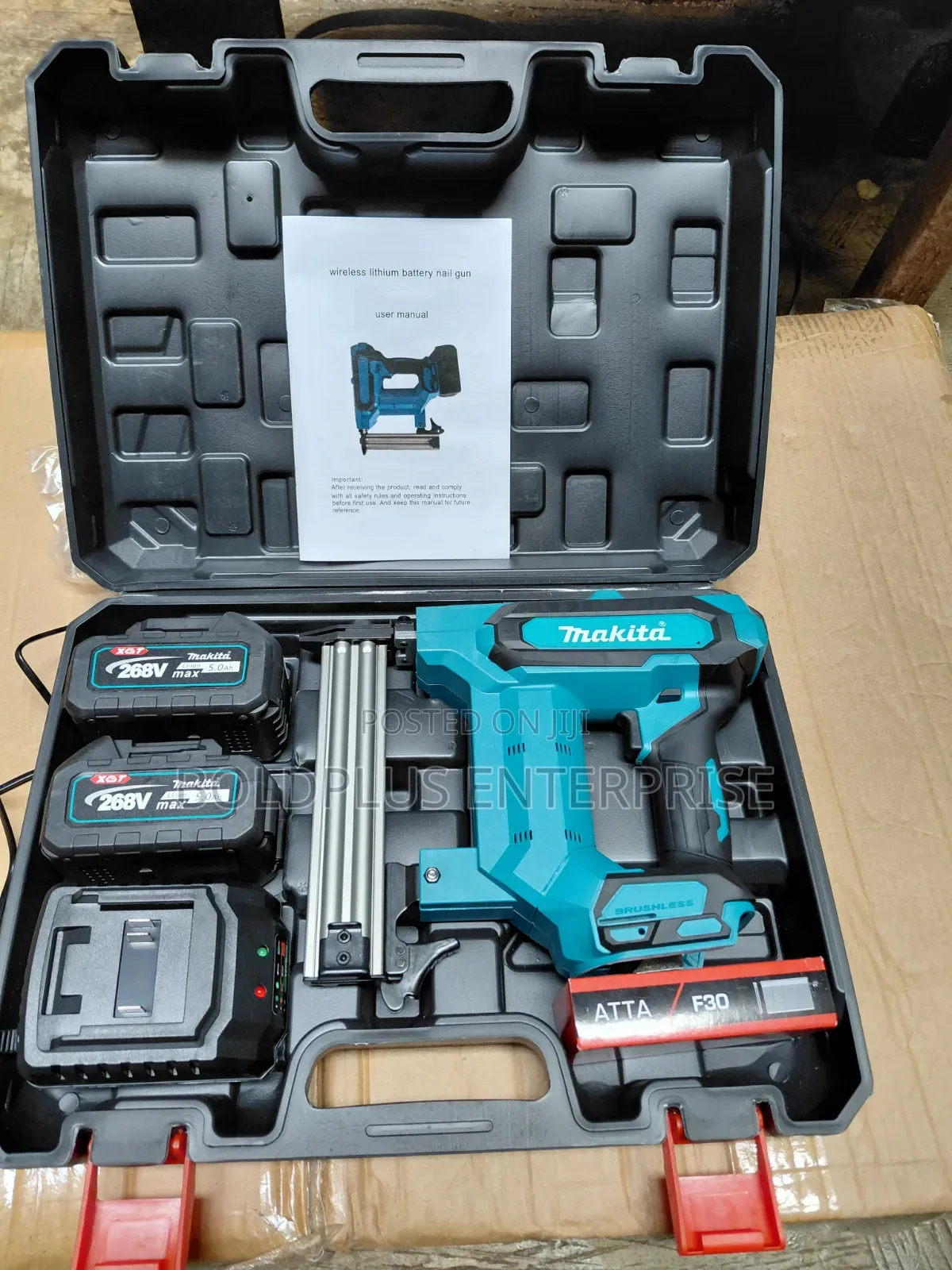 F30 Rechargable Nailer Machine