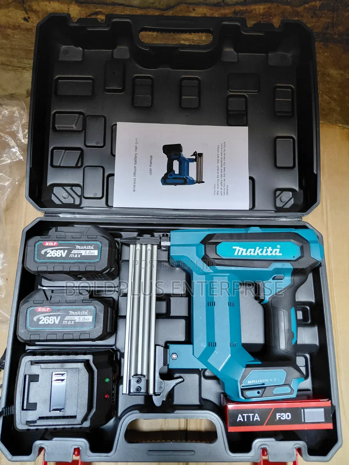 F30 Rechargable Nailer Machine