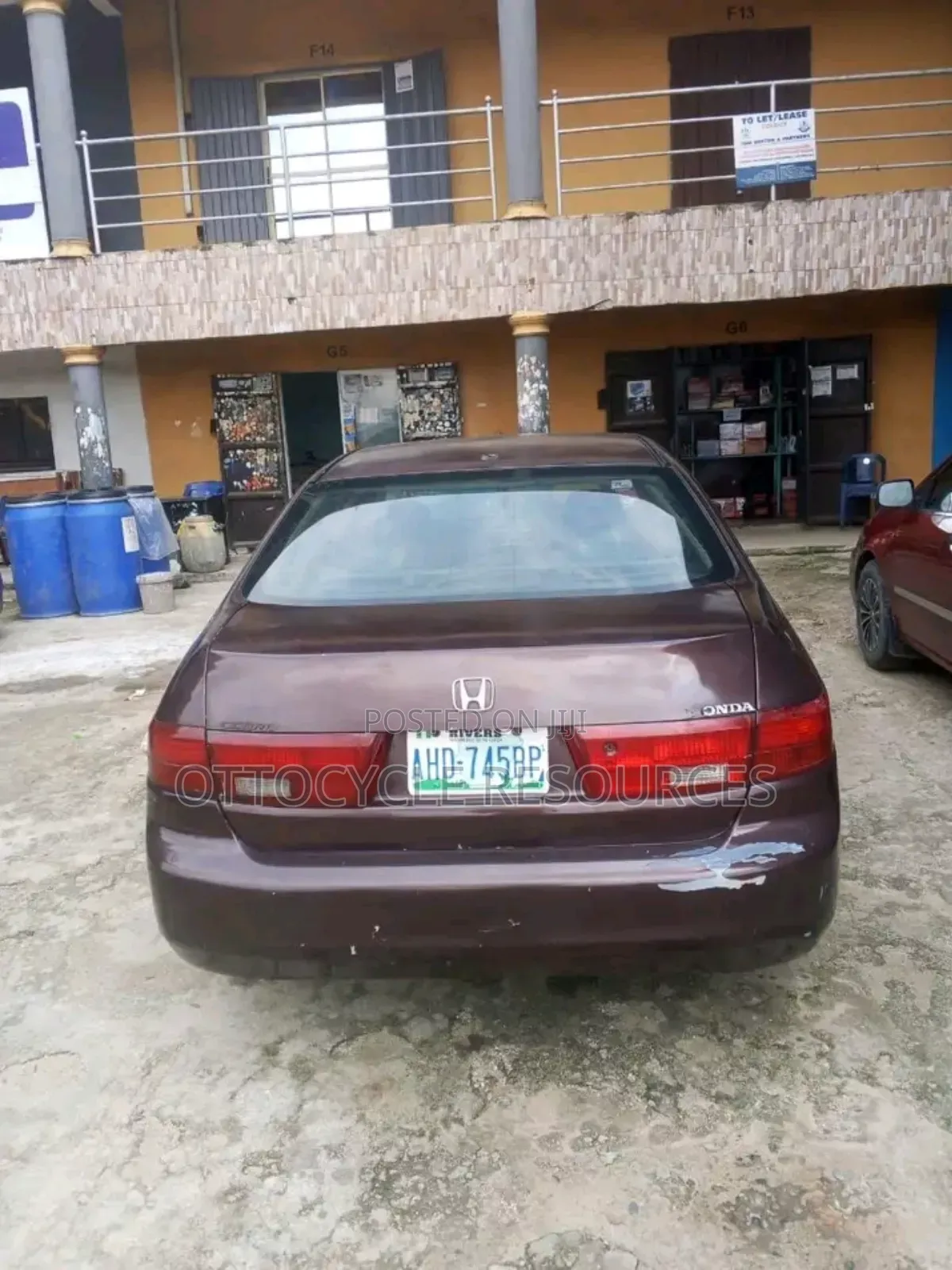 Honda Accord 2004 Maroon