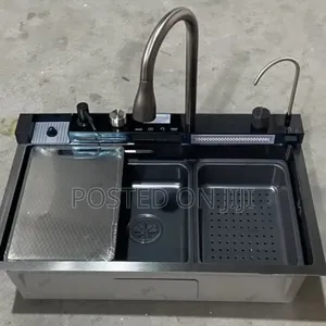 Multifunctional Special Kitchen Sink With Piano Button