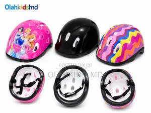 Kids Safety Helmet – Princess/Plain/Rainbow, Adjustable, Ages 3+