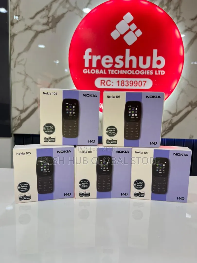 New Nokia 105 Black