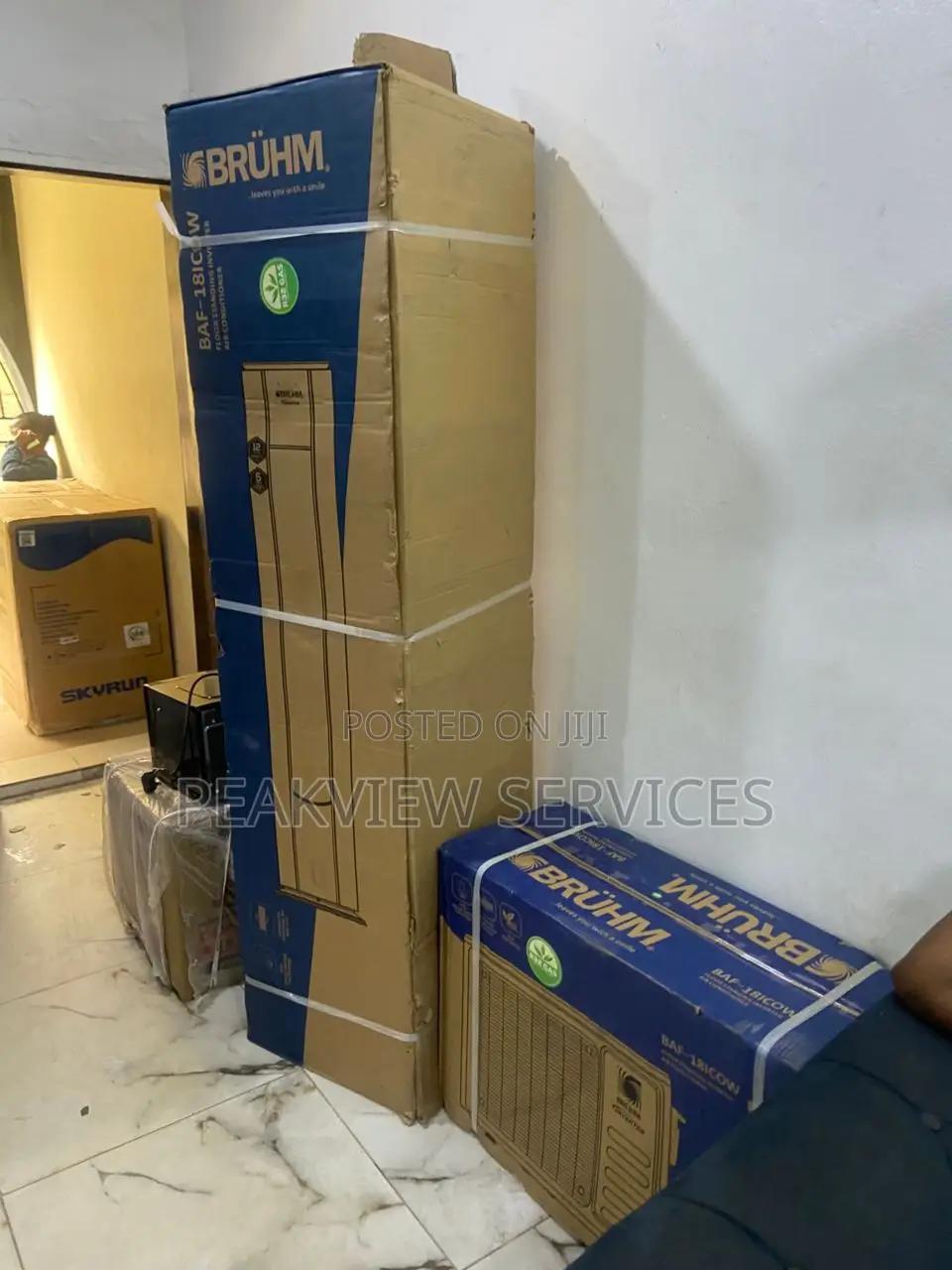 Bruhm 2 Tons Tower Inverter Ac Model Baf-18icow Eco-Friendly Cooling