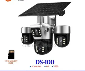 4 Lens Solar PTZ Free Sd Card Connectivity - 4g