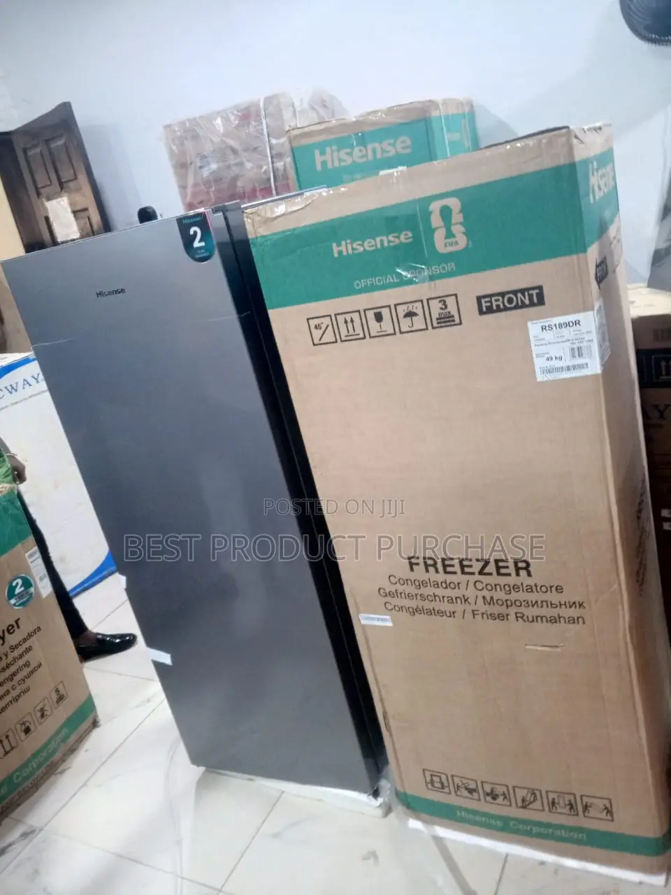 Energy Saving Hisense Rs189dr Upright Freezer 190l
