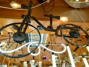Vintage Bicycle Chandelier