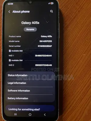 Samsung Galaxy A05s 64 GB Gold