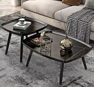 ￼
￼
+1
These Elegant Nested Tables Feature a Faux Marble Top