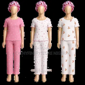 Girls Two Piece Top and Pants Pajamas