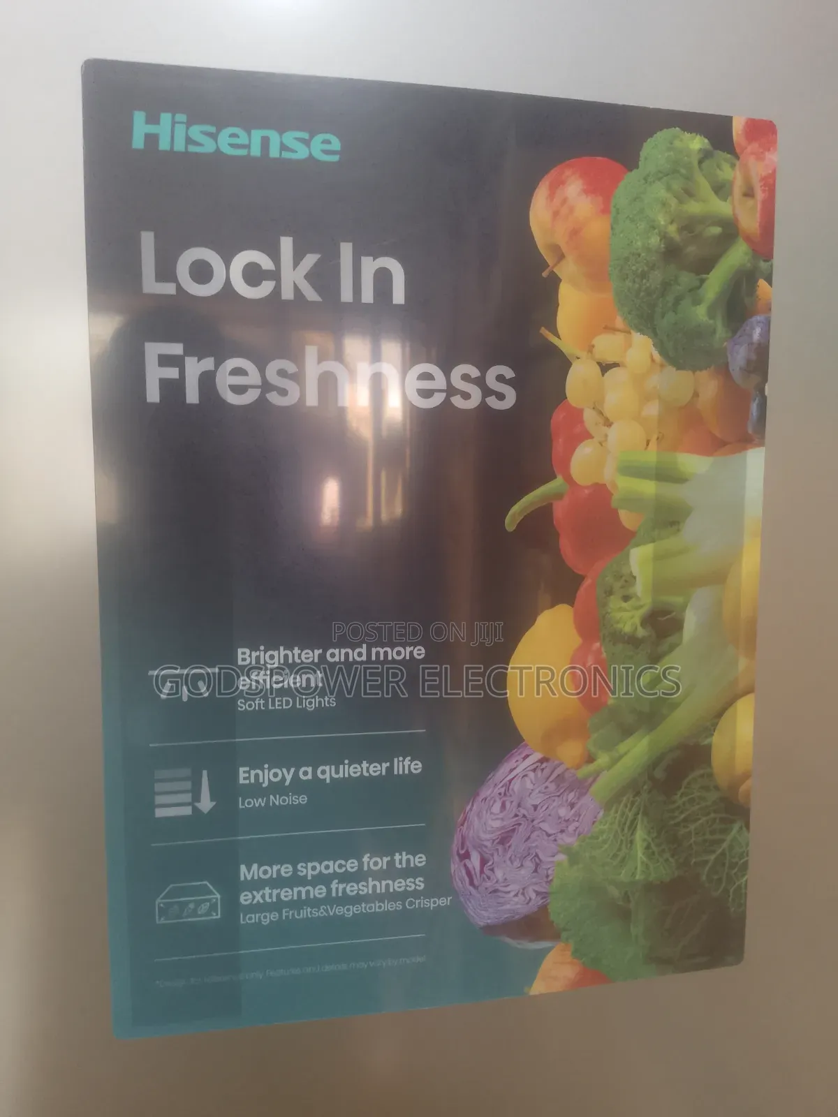 Hisense Double Door Refrigerator Ref-35dcb Bottom Freezer