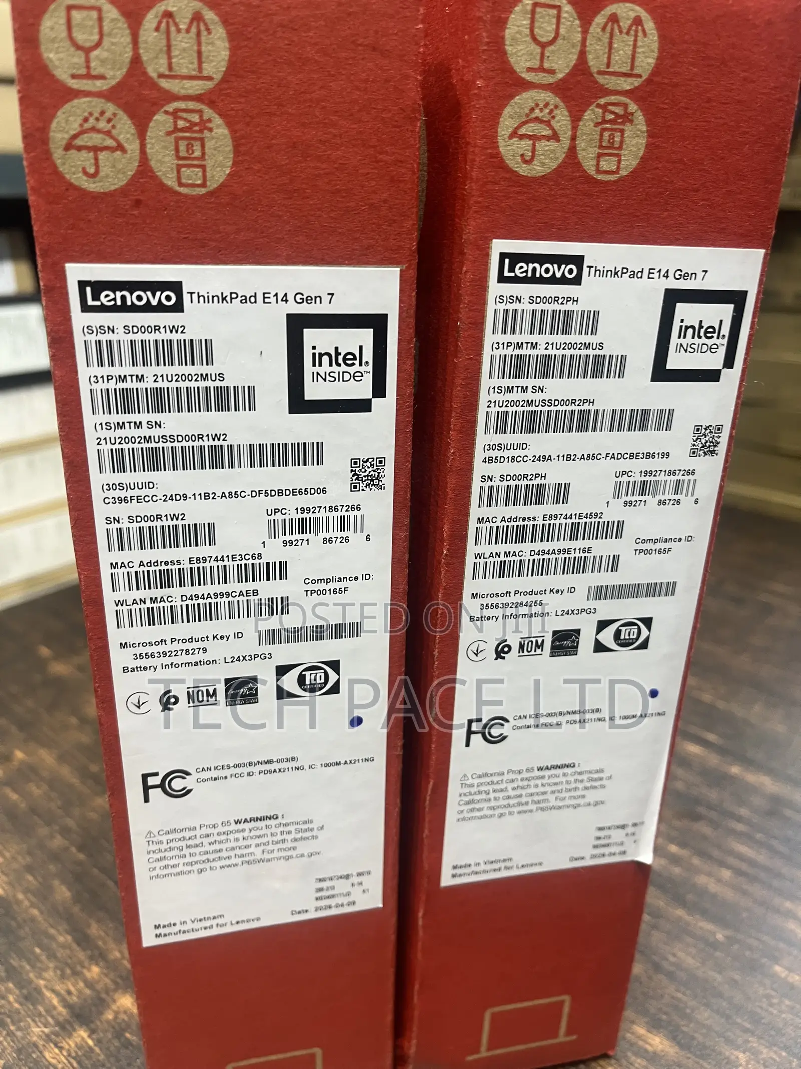 New Laptop Lenovo ThinkPad E14 Gen 1 32GB Intel Core Ultra 7 SSD 1T