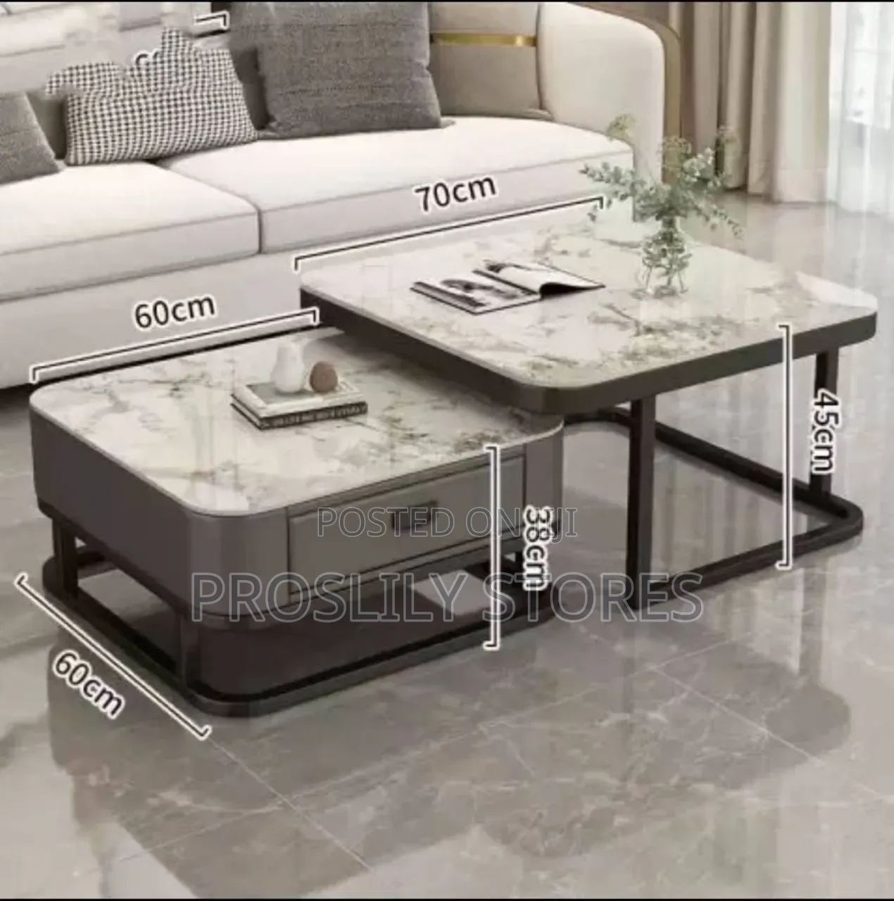 Modern Aesthetic Luxury Table With Drawer