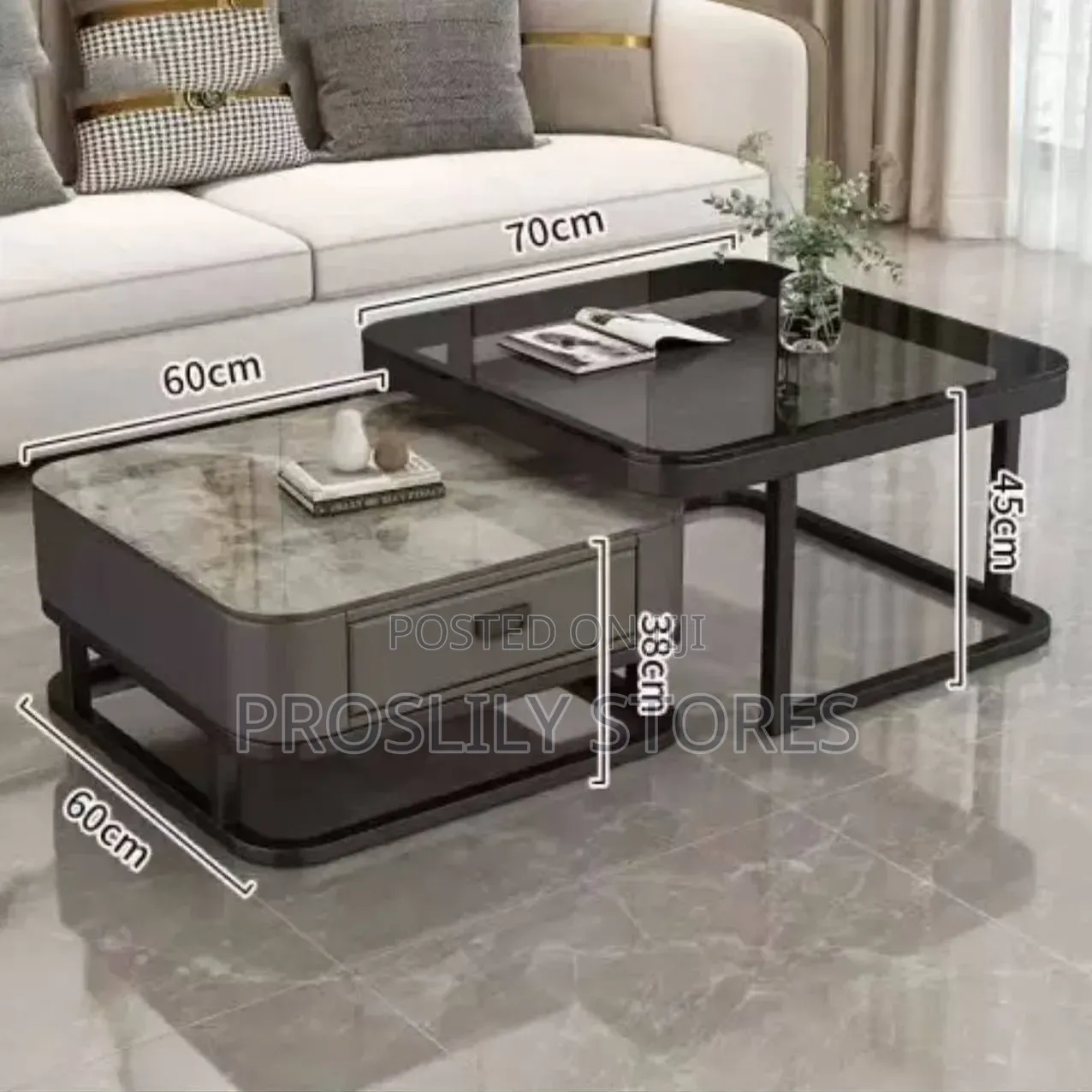 Modern Aesthetic Luxury Table With Drawer