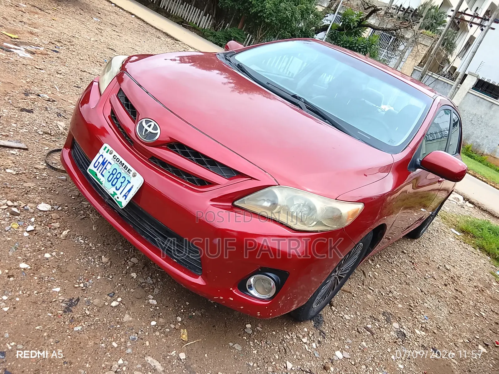Toyota Corolla 2012 Red