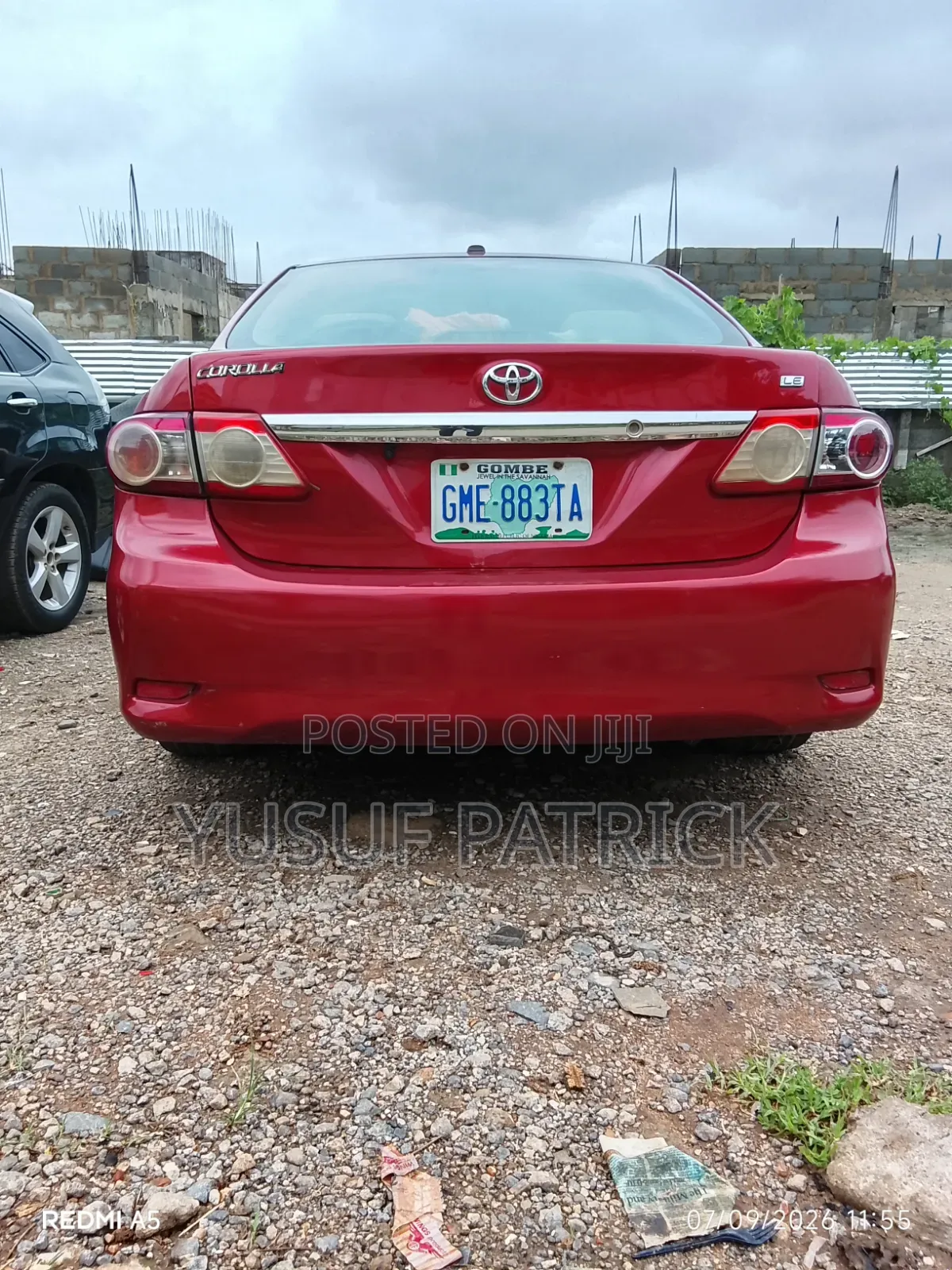 Toyota Corolla 2012 Red