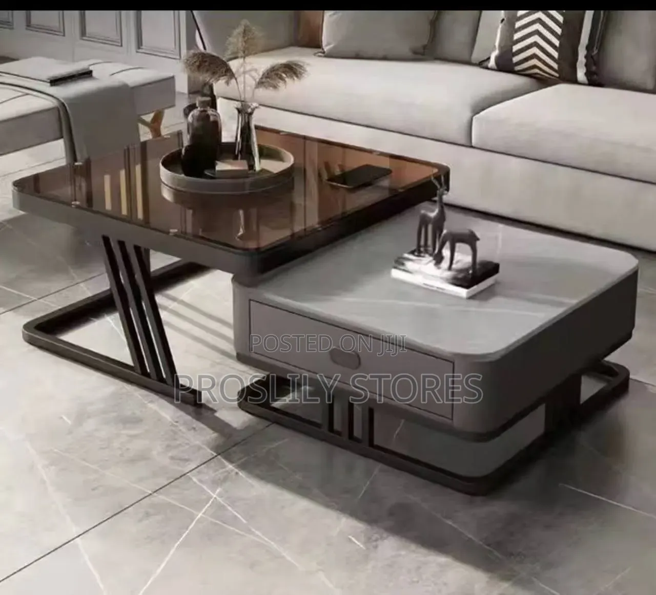 Modern Aesthetic Luxury Table With Drawer