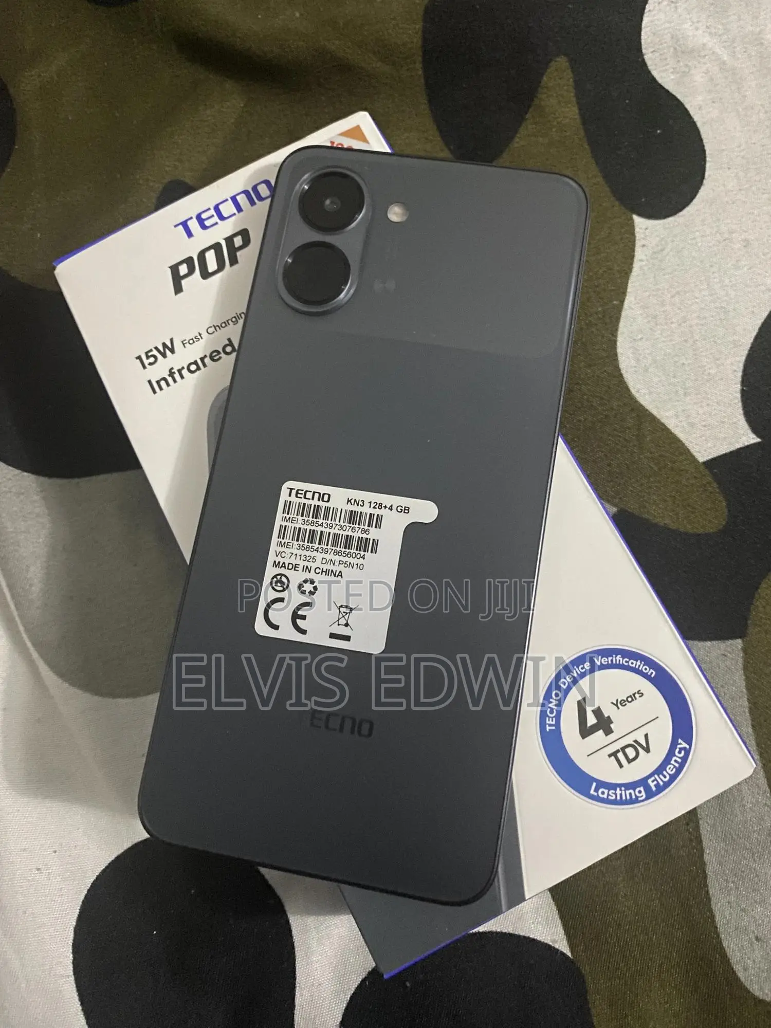 New Tecno Pop 20 128 GB Gray