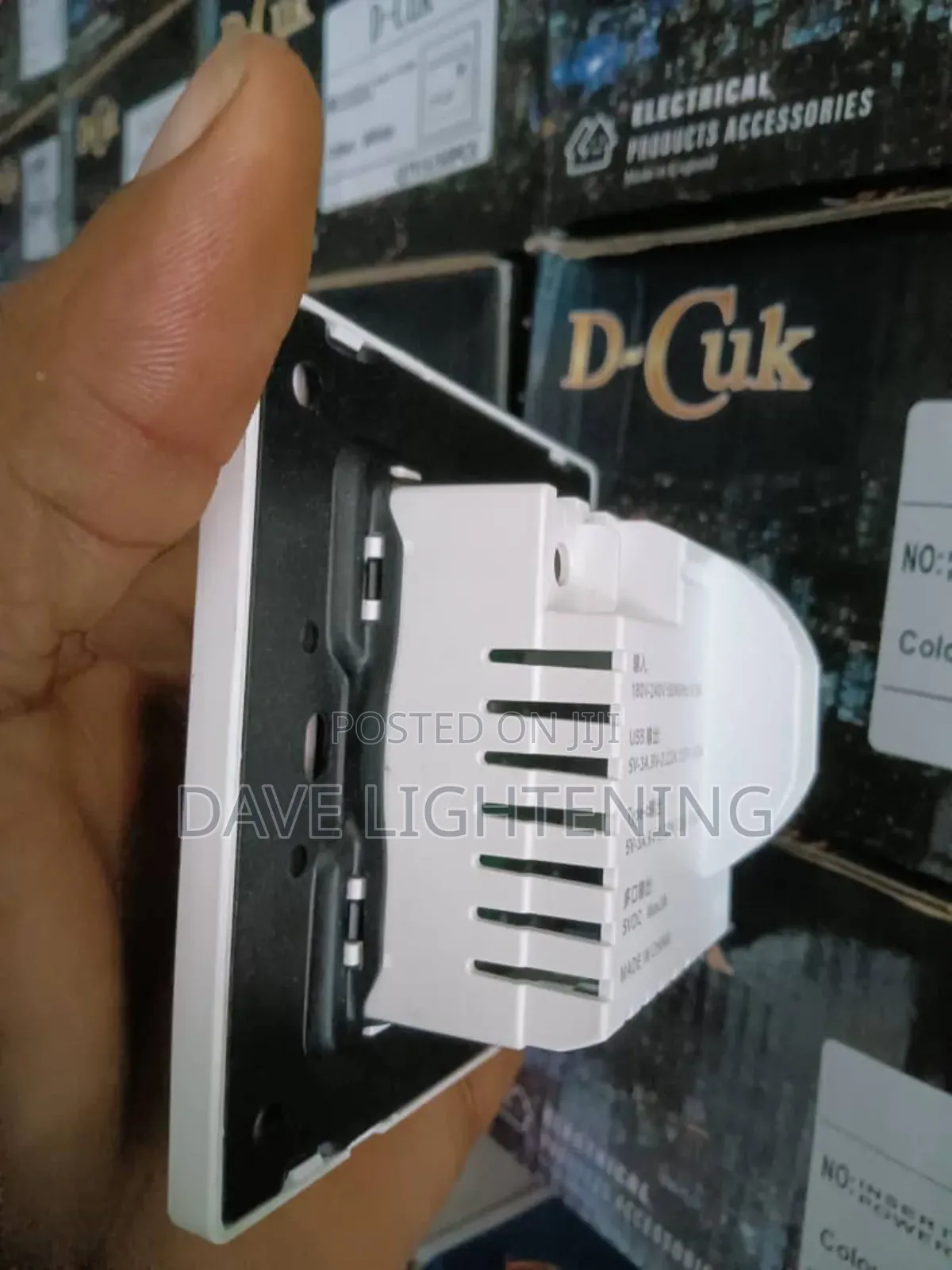 Smart Wall Socket With Type-C Port and Usb