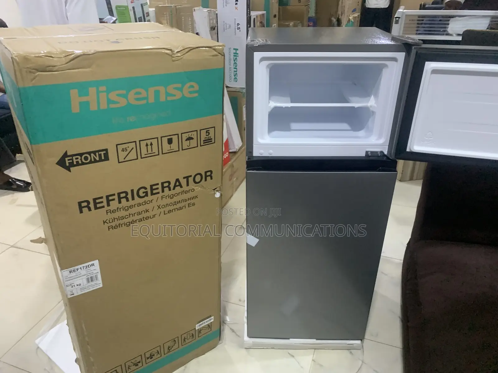 Hisense Ref172dr 124l Energy Efficient Double Door Refrigerator