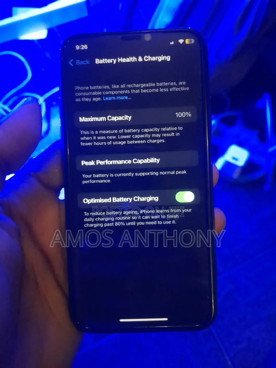 Apple iPhone X 64 GB Black
