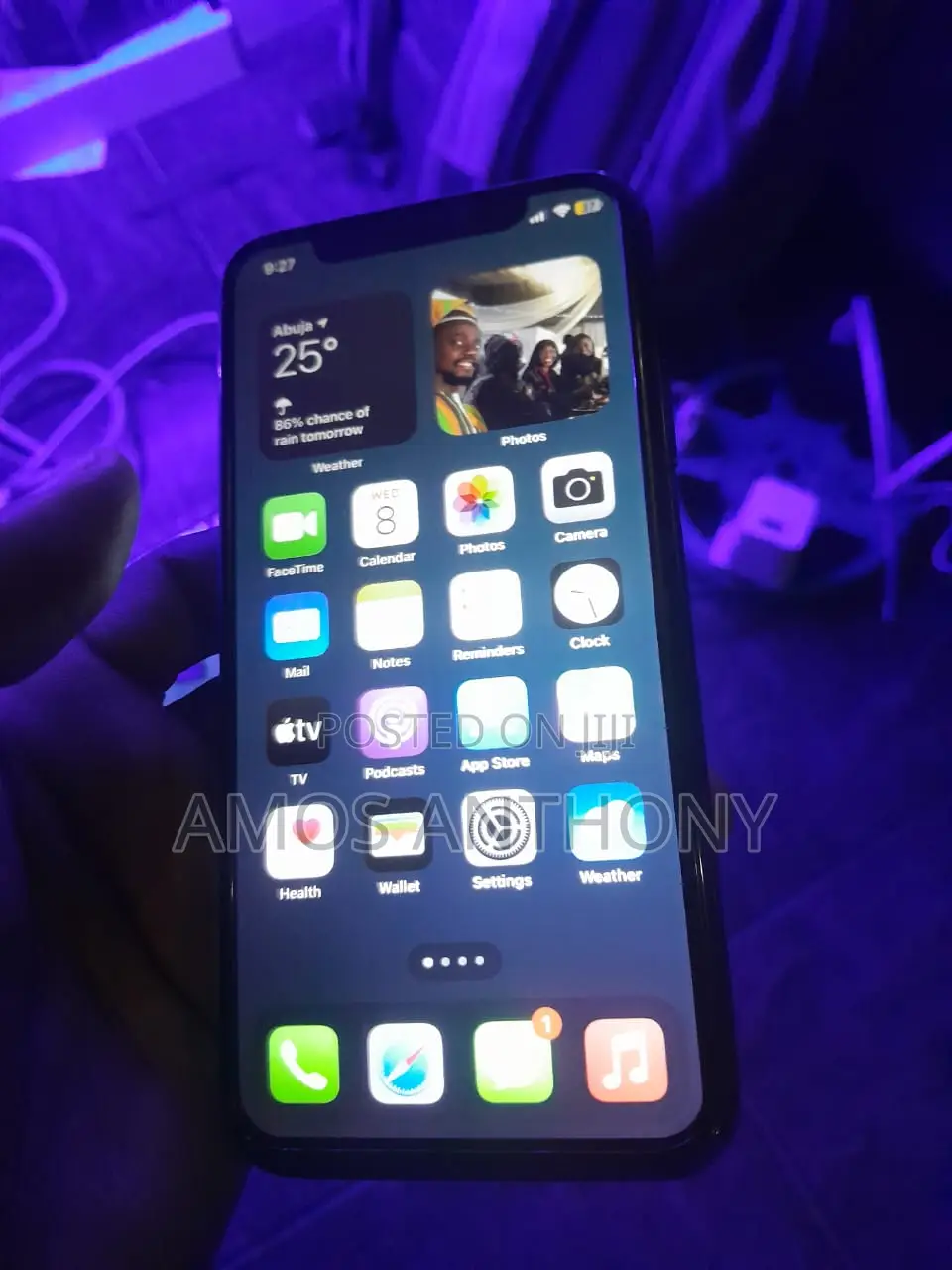 Apple iPhone X 64 GB Black