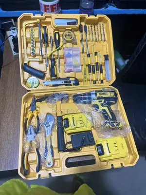 Tools Box Kit Set With Electric Drill Machine