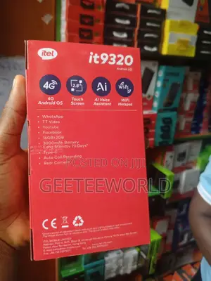 New Itel P32 8 GB Black
