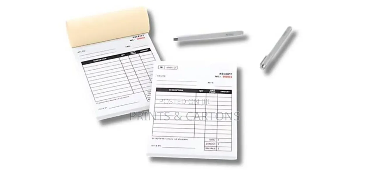 Custom Receipt Book Printing For Shops & Cafés – Order Dockets
