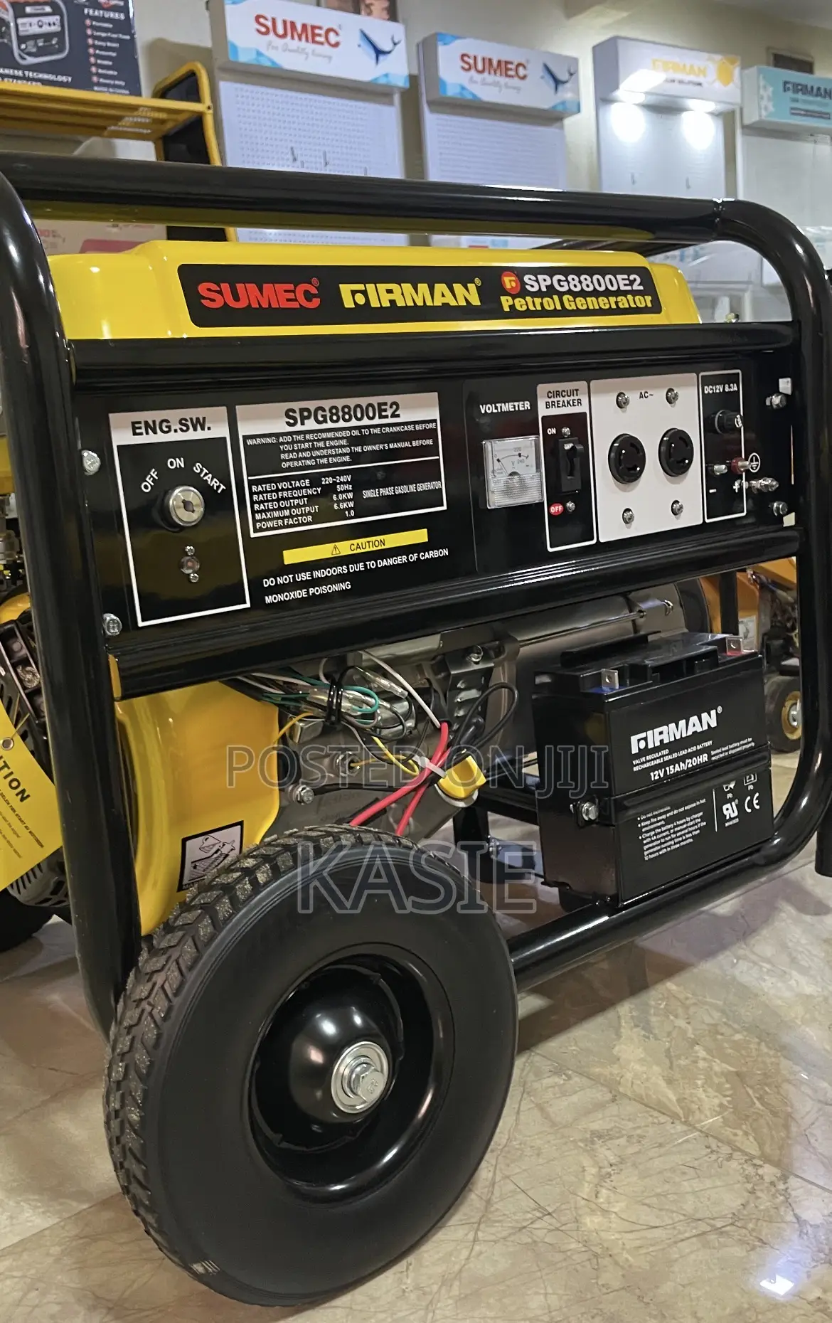 6.5kva Sumec Firman Petrol Key Start Generator