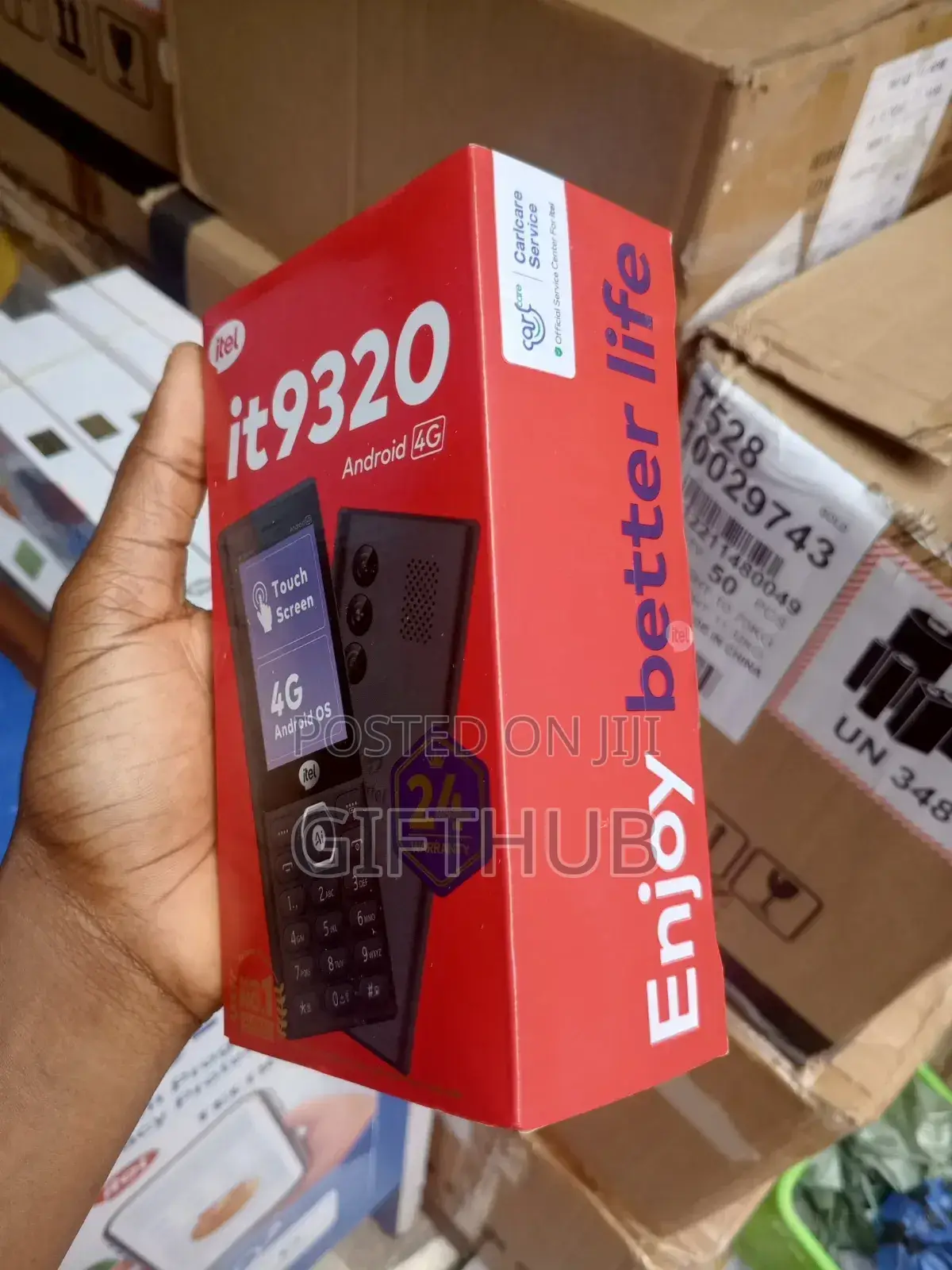 New Itel P32 8 GB Black