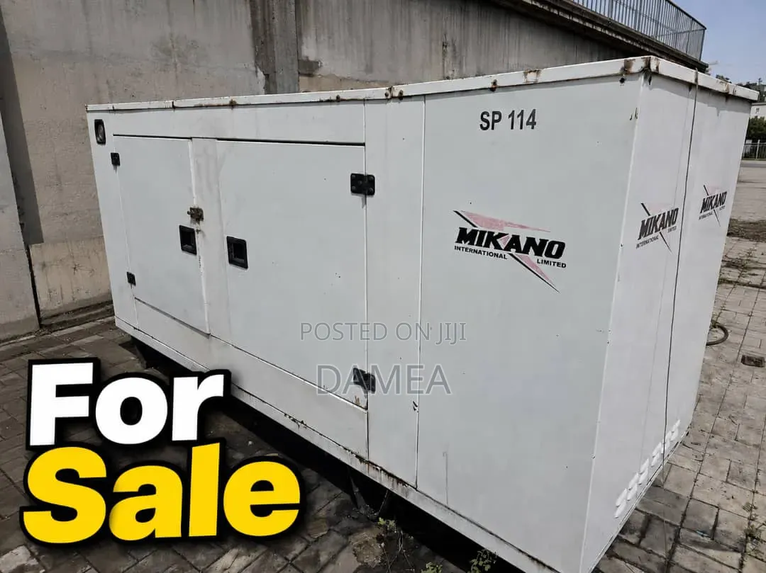 105 Kva Prime Rated Soundproof Mikano Generator