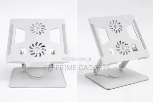 Yl-906 360° Rotating Laptop Stand With Cooling Fans.