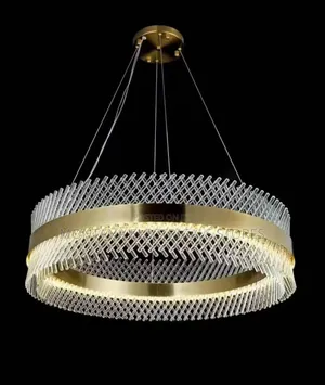 Gold Crystal Pendant