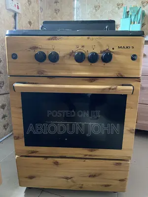 Maxi 3 Gas + 1 Electric Hub Cooker Oven (Wooden Finish)