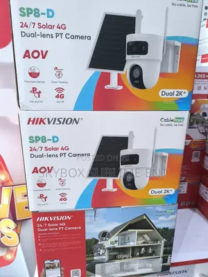 Hikvision Ds-2cfsp8-D/4g Dual Lens Pt Solar Camera