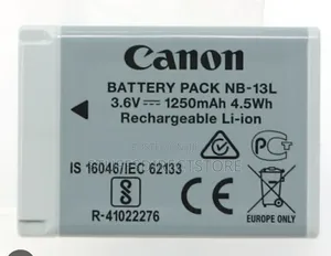 Canon Nb-13l Battery for Powershot G7x Series