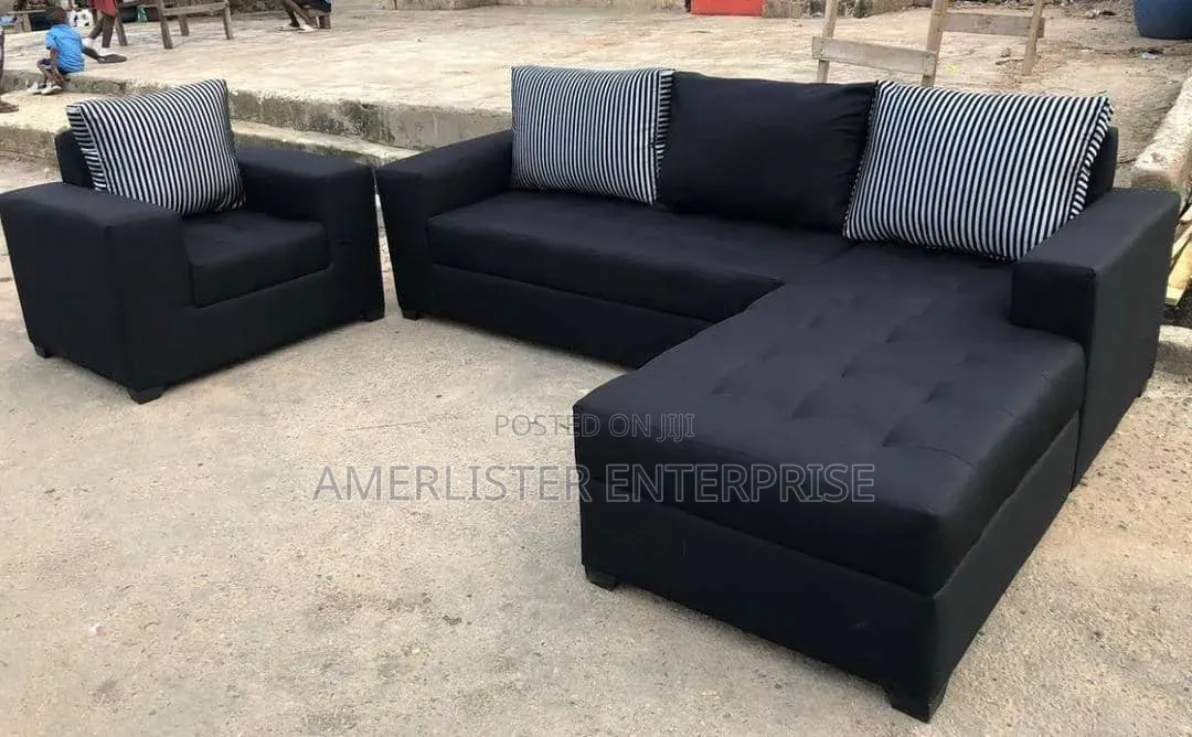 Black 7seaster Sofa