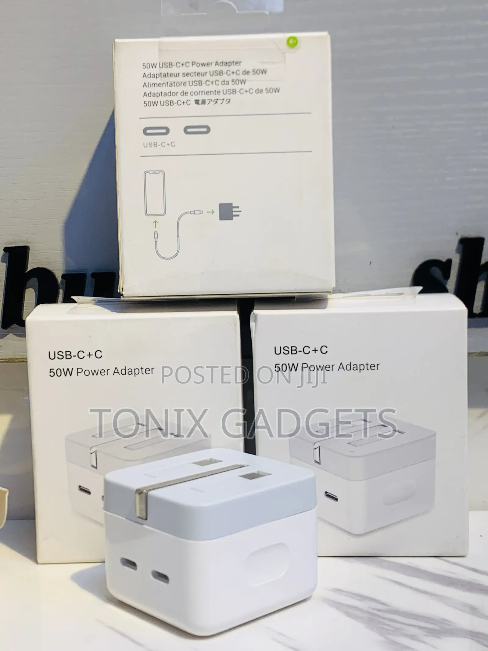 Usb-C+C 50w Power Adapter